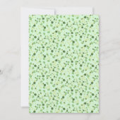 Green Four Leaf Cloues St Patricks Day Einladung (Vorderseite)