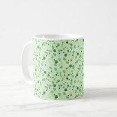 Green Four Leaf Cloues St Patricks Day Kaffeetasse (Vorderseite Links)