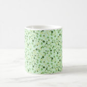 Green Four Leaf Cloues St Patricks Day Kaffeetasse (Mittel)