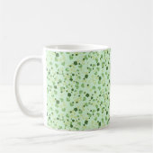 Green Four Leaf Cloues St Patricks Day Kaffeetasse (Links)