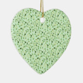 Green Four Leaf Cloues St Patricks Day Keramik Ornament (Rechts)