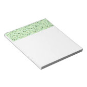 Green Four Leaf Cloues St Patricks Day Notizblock (angewinkelt)
