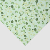 Green Four Leaf Cloues St Patricks Day Seidenpapier (Ausschnitt)