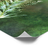 Green Foxtail Fotografien drucken Poster (Ecke)