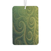 Green Fractal Air Freshener Autolufterfrischer (Rückseite)