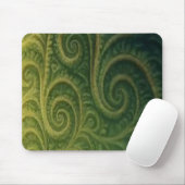 Green Fractal Mousepad (Mit Mouse)