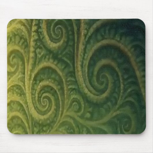Green Fractal Mousepad (Vorne)