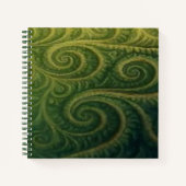 Green Fractal Notizblock (Vorderseite)