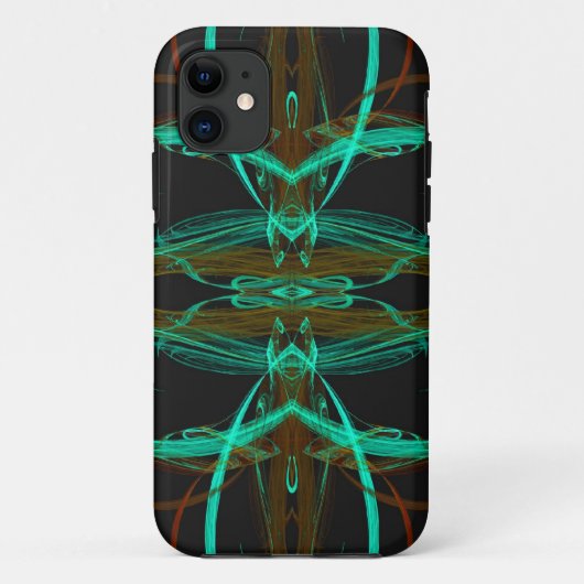 Green Fraktal iPhone 5 Case-Mate Selten dort Hülle (Rückseite)