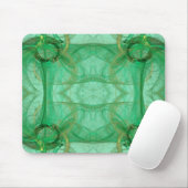 Green Fraktal Mousepad (Mit Mouse)