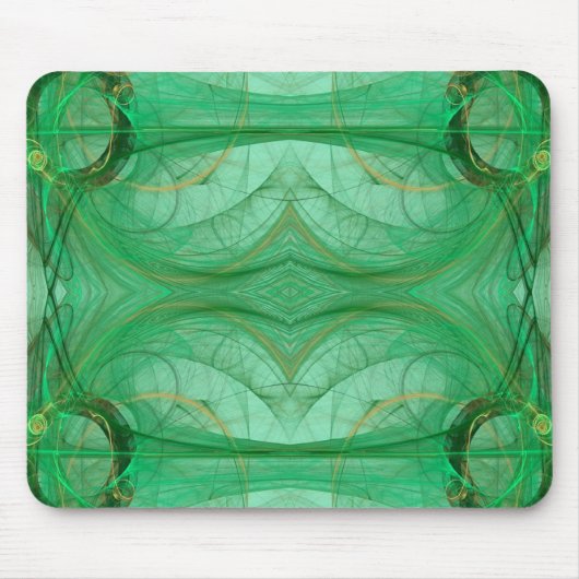 Green Fraktal Mousepad (Vorne)