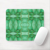 Green Fraktal Mousepad (Mit Mouse)