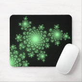 Green Fraktal Mousepad (Mit Mouse)