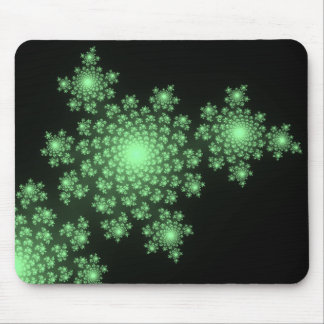 Green Fraktal Mousepad