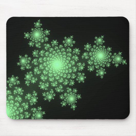 Green Fraktal Mousepad (Vorne)