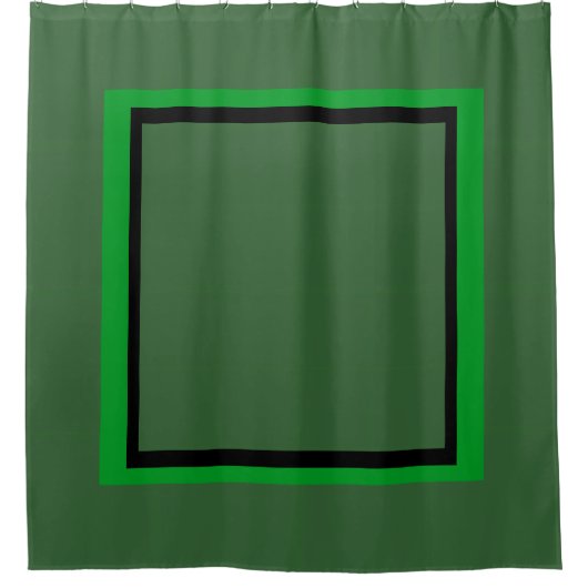 Green Frame Duschvorhang (Vorderseite)