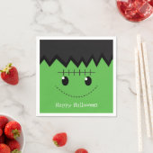 Green Frankenstein Halloween Costume Party Napkins Serviette (Beispiel)