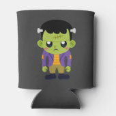 Green Frankenstein Monster Halloween Dosenkühler (Rückseite)