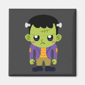 Green Frankenstein Monster Halloween Magnet (Vorne)