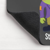 Green Frankenstein Monster Halloween Mousepad (Ecke)