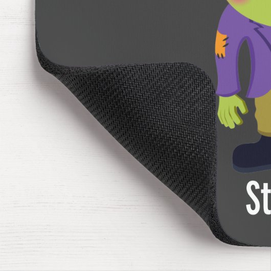 Green Frankenstein Monster Halloween Mousepad (Ecke)