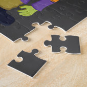 Green Frankenstein Monster Halloween Puzzle (Seite)