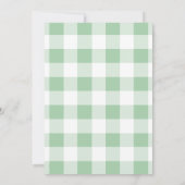 Green French Café Brautparty Einladung (Rückseite)