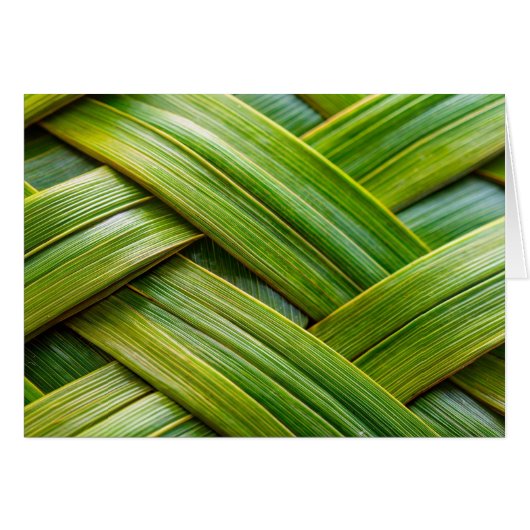 Green Fresh Bamboo Weave (Vorderseite (Horizontal))