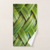 Green Fresh Bamboo Weave Badhandtuch Set (Handtuch)