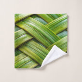 Green Fresh Bamboo Weave Badhandtuch Set (Waschlappen)