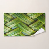 Green Fresh Bamboo Weave Badhandtuch Set (Handtuch)