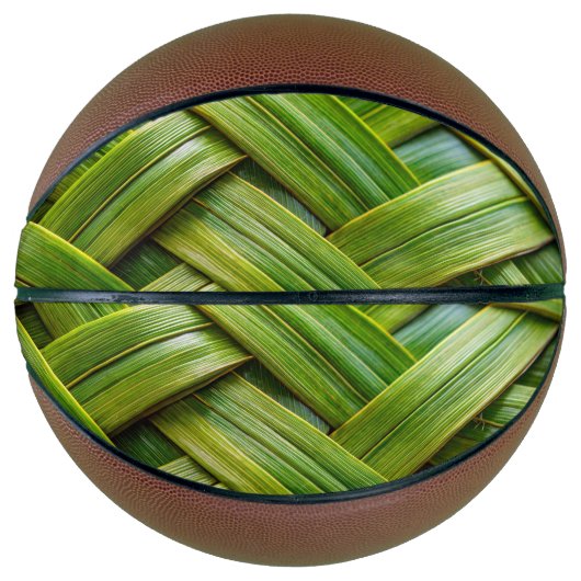 Green Fresh Bamboo Weave Basketball (Vorderseite)