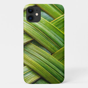 Green Fresh Bamboo Weave Case-Mate iPhone Hülle