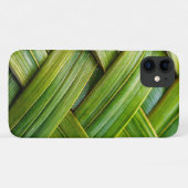 Green Fresh Bamboo Weave Case-Mate iPhone Hülle (Rückseite (Horizontal))