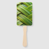 Green Fresh Bamboo Weave Fächer (Vorderseite)