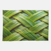 Green Fresh Bamboo Weave Geschirrtuch (Horizontal)