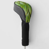 Green Fresh Bamboo Weave Golf Headcover (angewinkelt)