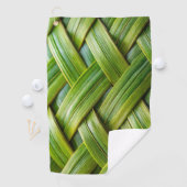 Green Fresh Bamboo Weave Golfhandtuch (Insitu)