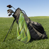 Green Fresh Bamboo Weave Golfhandtuch (Gras)
