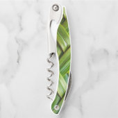 Green Fresh Bamboo Weave Kellnermesser (Vorderseite)