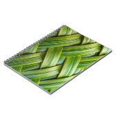 Green Fresh Bamboo Weave Notizblock (Linke Seite)