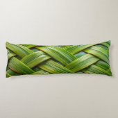 Green Fresh Bamboo Weave Seitenschläferkissen (Rückseite)