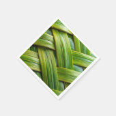 Green Fresh Bamboo Weave Serviette (Ecke)
