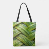Green Fresh Bamboo Weave Tasche (Rückseite)