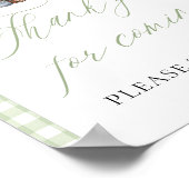 Green Fresh off Market Danke, dass Sie gekommen si Poster (Ecke)