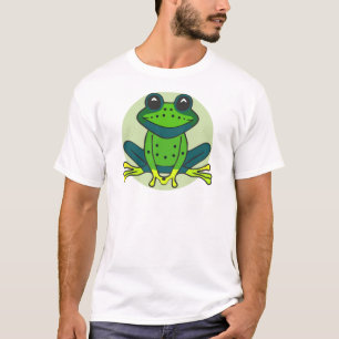 Green Frog Cartoon-74742 T-Shirt