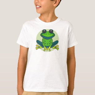 Green Frog Cartoon-74742 T-Shirt