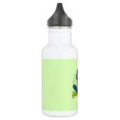 Green Frog Cartoon Edelstahlflasche (Links)