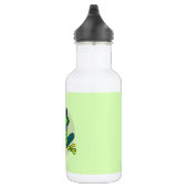 Green Frog Cartoon Edelstahlflasche (Rechts)