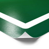 Green Frog Cartoon Fotodruck (Ecke)